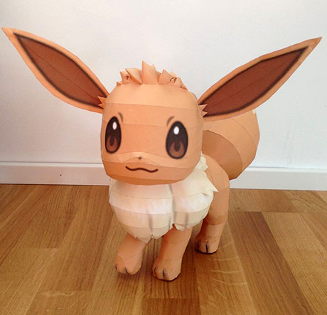 Papercraft de Eevee