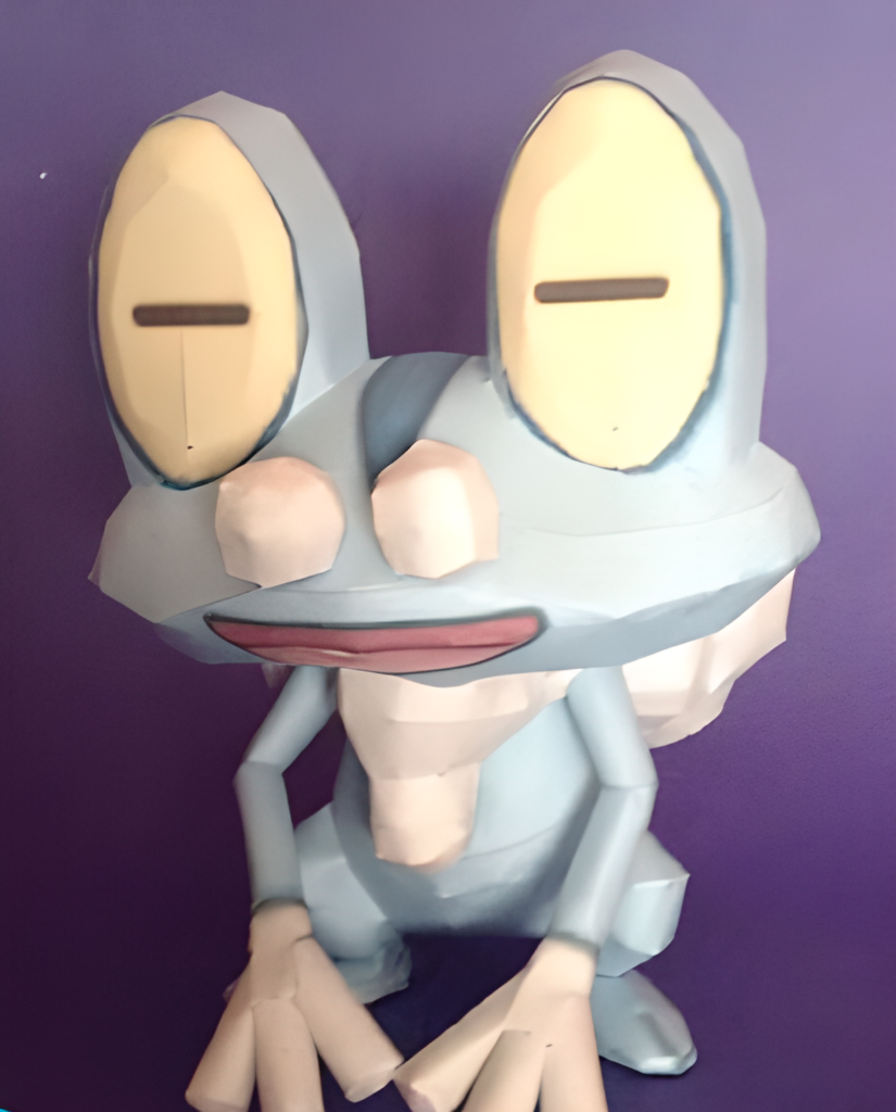 Papercraft de Froakie