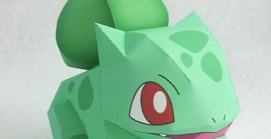papercraft de Bulbasaur