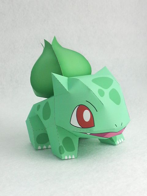 papercraft de Bulbasaur