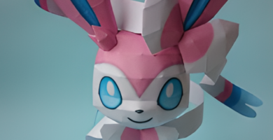 Papercraft de Sylveon