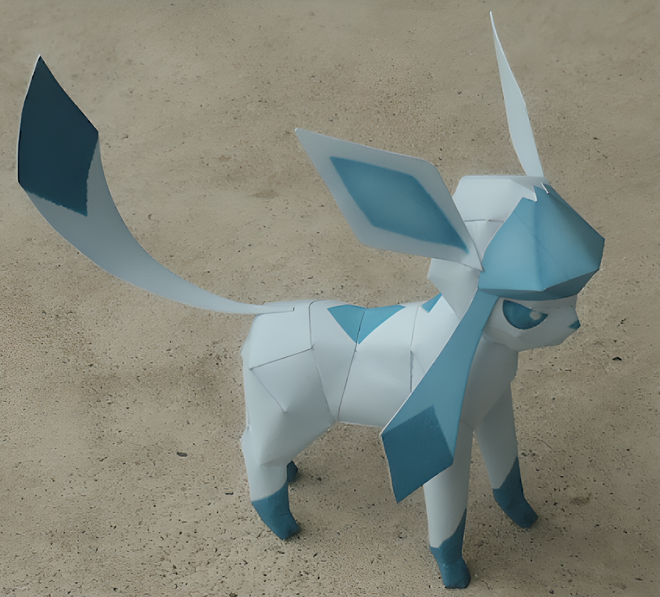 Papercraft de Glaceon