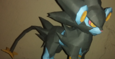 Papercraft de Luxray