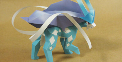 Papercraft de Suicune