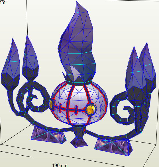 Papercraft de Chandelure