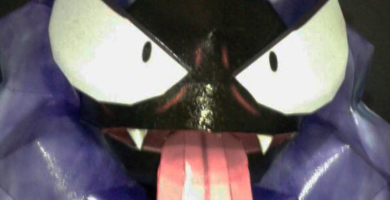Papercraft de gastly