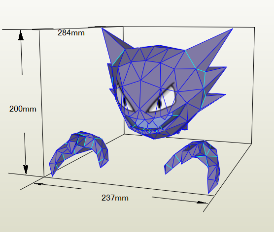 Papercraft de haunter