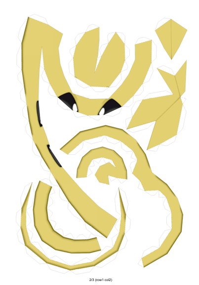 Papercraft de kakuna