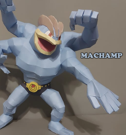Papercraft de machamp