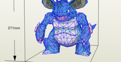 Papercraft de nidoking