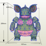 Papercraft de nidoqueen