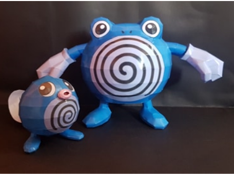 Papercraft de poliwhirl