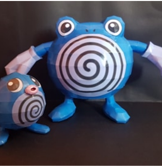 Papercraft de poliwhirl