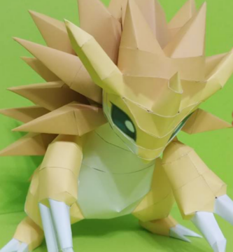 Papercraft de sandslash