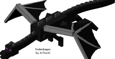 Papercraft del ender dragon